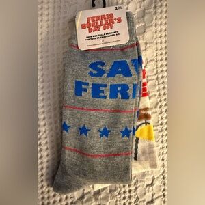 Ferris Bueller's Day Off Crew Socks~ 2 Pack NWT